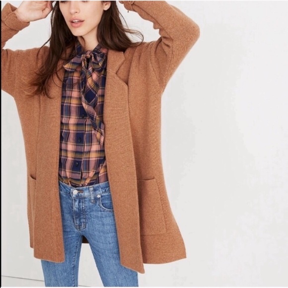 Madewell Sweaters - MADEWELL | Spencer Sweater-Coat Cardigan in Camel